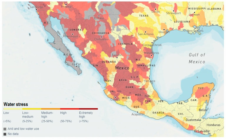 معالجة مياه الصرف الصناعي المكسيك