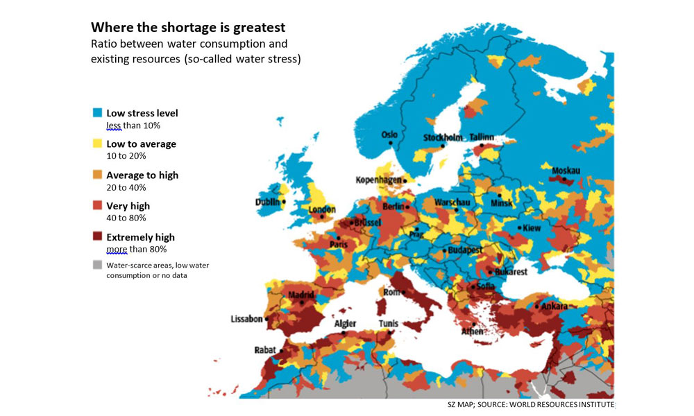 Wasserkrise in Europa