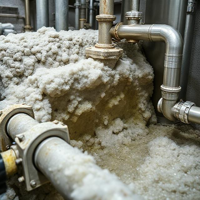 minimize silica scale in process water