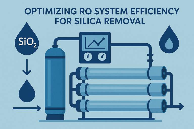 Tối ưu hóa hiệu quả hệ thống RO để loại bỏ silica