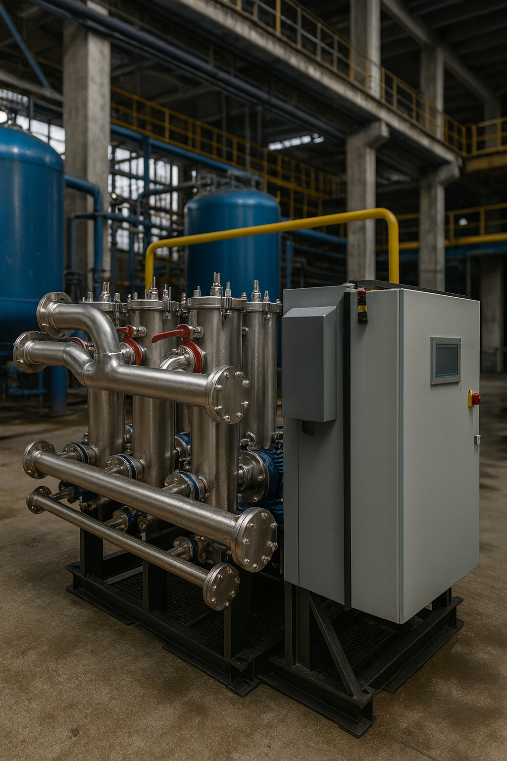 self cleaning spiral filtration